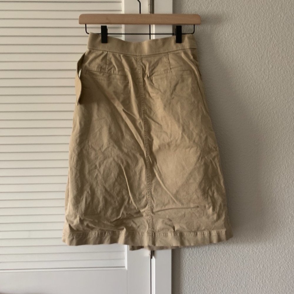 Uniqlo Women Wrap Skirt 433277, Tan, Size S/ 25" - Picture 4 of 6